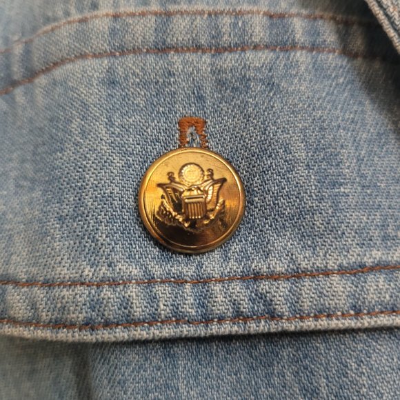 Long Sleeve Vintage Denim Dress Size 12 - Picture 11 of 15